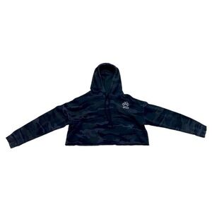 Pawz Camo Cropped Hoodie